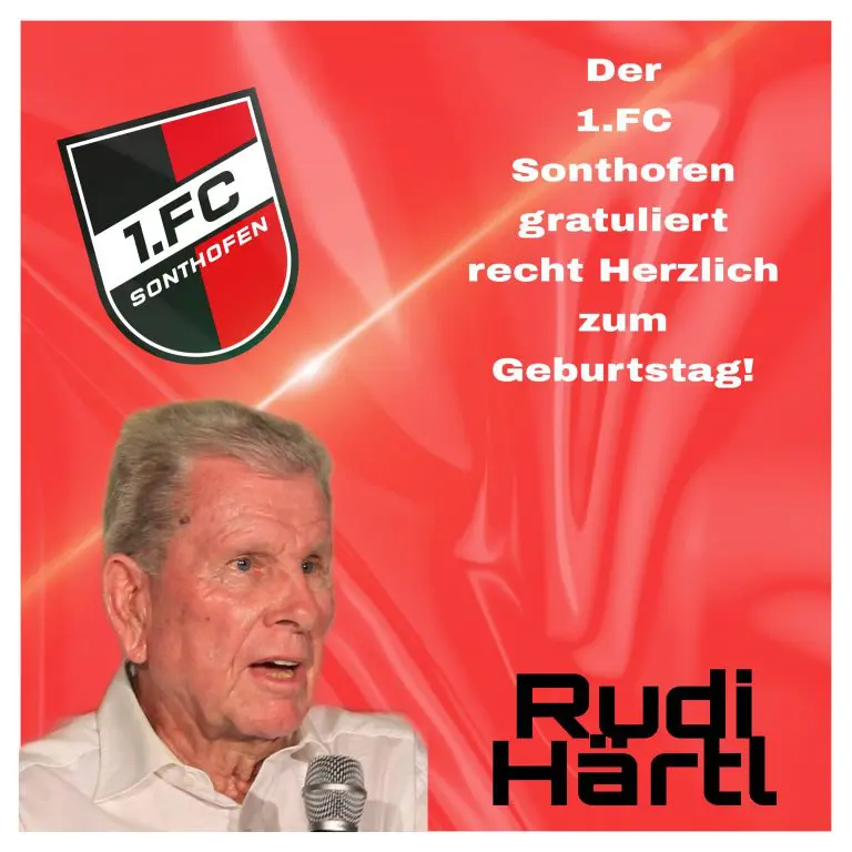 Read more about the article EHRENMITGLIED RUDI HÄRTL WIRD 85!