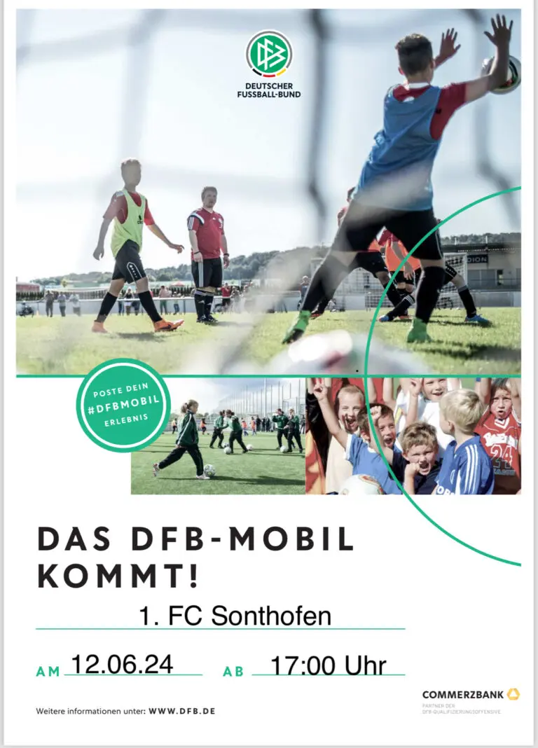Mehr über den Artikel erfahren Das DFB-Mobils kommt nach Sonthofen – 12. Juni 2024